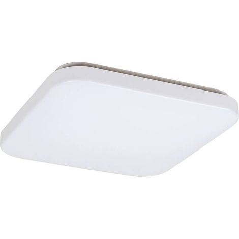 ROB, PLASTIC CEILING LAMP WITH IN-BUILT LED 32W 2600LM 3000K - Luce CALDA (1/5)