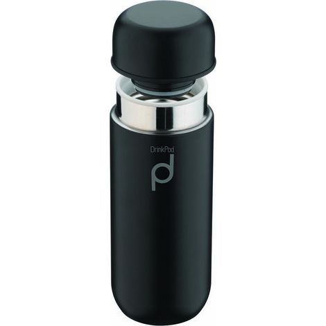 Drink Pod in Acciaio Inox, 18/10, Nero, 0.2 l (1/5)