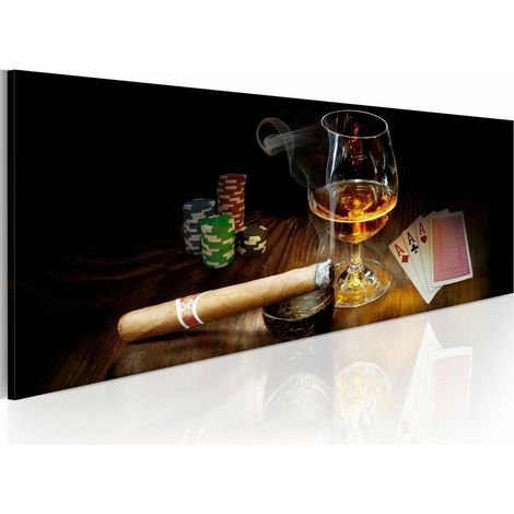Tableau vie nocturne - 135 x 45 cm (1/3)