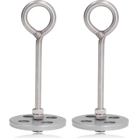 Lot 2 pinces nez bétail – anneau sûr – 304 acier inoxydable – résistant usure – vache / taureau