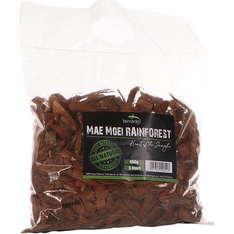 Terrario Mae Moei Foresta Pluviale 5l 450g - grandi scaglie di cocco (1/5)