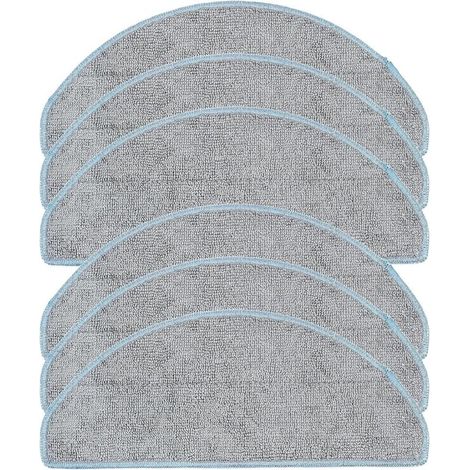 6-Piece Replacement Cleaning Cloth Accessories for iRobot Roomba Combo Essential Y0112 Y0110 Robot Vacuum Cleaner, Washable Microfiber Cloth (1/4)