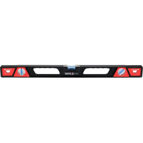 Wasserwaage 60cm 3 Libellen mit Griff mit Magnet