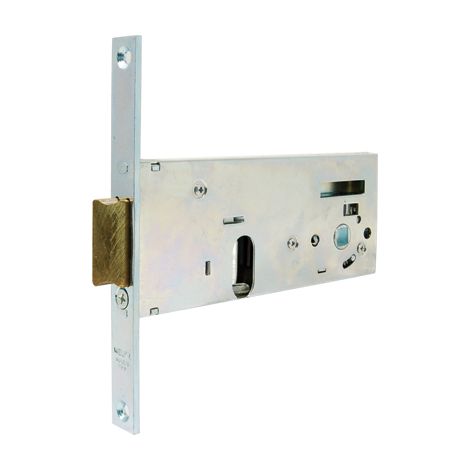 SERRATURA METALLO INFILARE 133 WELKA  B.Q ZINC F.MM 16 F.OVALE M2+SCR H.MM 64 E.MM 60