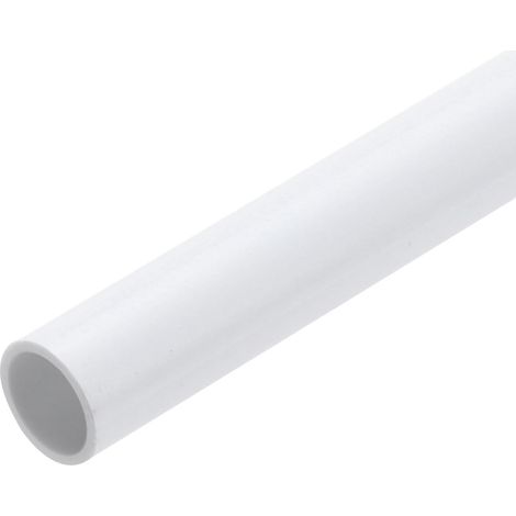 Tube Rigide en PVC, Tuyauterie Ronde, Tuyauterie pour Matériel, 9mm ID 11mm OD 9" Longueur Blanc Haute Résistance pour Tuyau d'Eau, Loisirs Créatifs, Gaine de Câble (1/5)