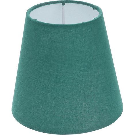 Stofflampenschirm für Kronleuchter, Hängelampe, Deckenleuchtenabdeckung – 14,00 x 14,00 x 13,00 cm – Grün (1/4)