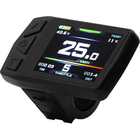 Écran de vélo électrique pour compteur LCD intelligent KT, connecteur SM étanche -- (1/5)