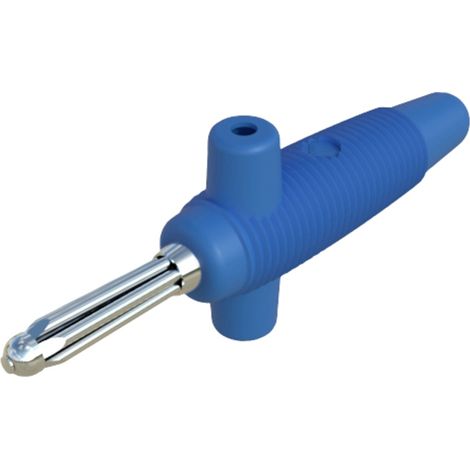 Hirschmann Test & Measurement Buela 300 K Büschelstecker Stecker, gerade Stift-Ø: 4 mm Blau 1 St.