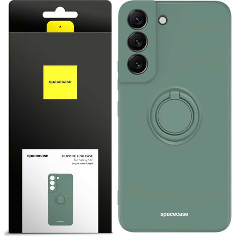 Anello in silicone Spacecase per Galaxy S22, verde scuro (1/5)