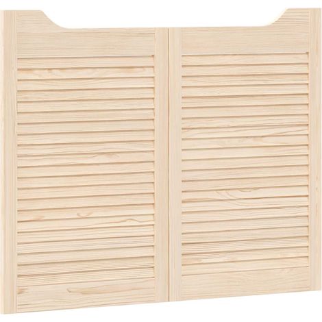 Maison Exclusive - Schwingtüren 2 pcs Natur Massives Kiefernholz