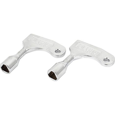 Set mit 2 dreieckigen Schlüsseln zur schnellen Notöffnung von Aufzügen, für 9-mm-Schlösser