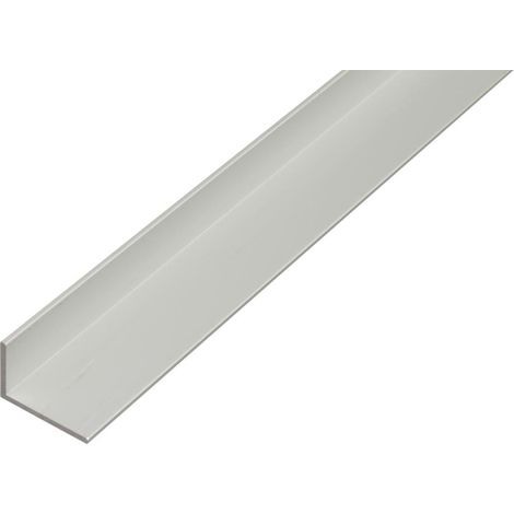 ALBERTS Winkelprofil, ungleichsch., Alu silber elox., LxBxHxS 2000 x 25 x 15 x 1,5 mm