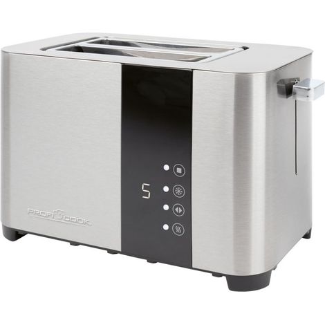 Profi Cook PC-TA 1250 Grille-pain avec grille spéciale viennoisieries acier inoxydable
