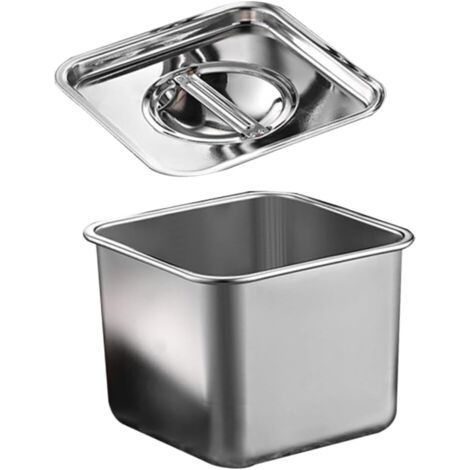 Stainless Steel Small Container Food Dispenser Storage Jar (1/4)