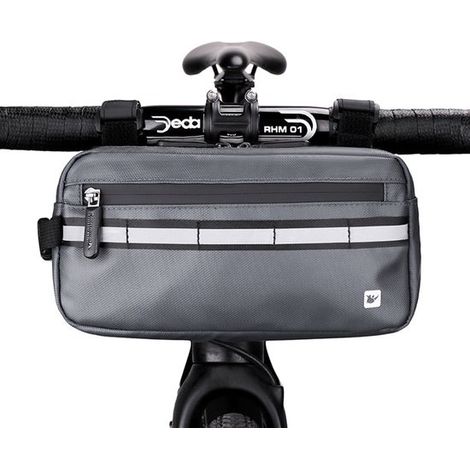 Bolsa para manillar,Bolsa delantera para bicicleta Bolsa multifuncional impermeable para cuadro,bolsa para tubo superior + bolsa para bicicleta (1/5)