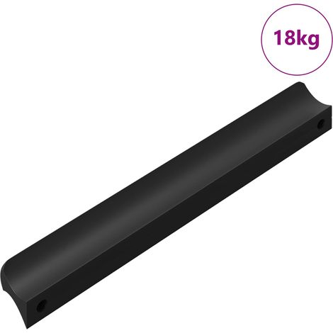 Handle 973 pcs Black 106 x 7.4 x 15.5 mm Aluminium vidaXL
