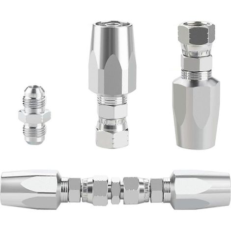 Wiederverwendbares Hydraulikschlauch-Reparaturset (4-teilig), wie abgebildet. (1/5)