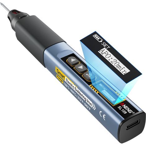75W 800mAh Cordless Portable Soldering Iron, Maximum Temperature 450°C, Long Lifespan, Anti-oxidation, Professional Safety Soldering Iron Kit for Beginners (1/5)