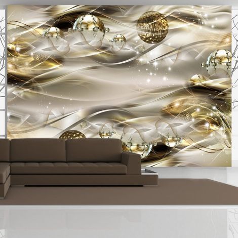 Papier peint nébuleuse d'or - 150 x 105 cm (1/4)