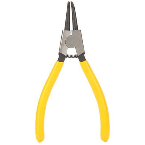 Pince à circlips courbée en acier inoxydable avec poignée de 17,8 cm (7 po) - Outil mécanique de retenue TU-175SB