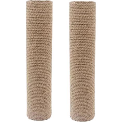 Set mit 2 Ersatzteilen für stabile Sisal-Kratzbäume für Katzen in Innenräumen. Zubehör und Ersatzteile. (1/5)