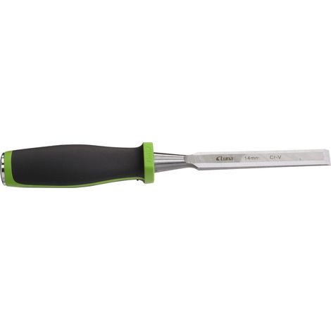 Cincel plano Luna 25 mm hoja de acero CRV ergonómico
