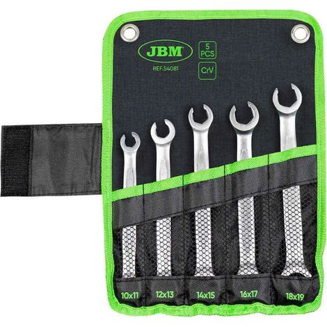 Chiave jbm 6-edge open-mouth 6 lati aperta 5 pezzi