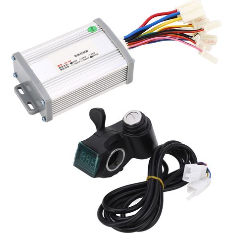 Kit de conversion pour vélo électrique 24 V 800 W avec poignée d'accélérateur au pouce et batterie au lithium (1/5)