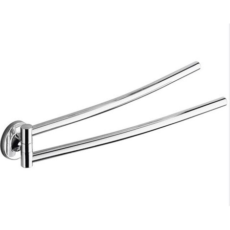 GEDY 42231300100 Toallero 2 Barras Giratorias 35 cm Vermont - ref: 42231300000 (1/2)