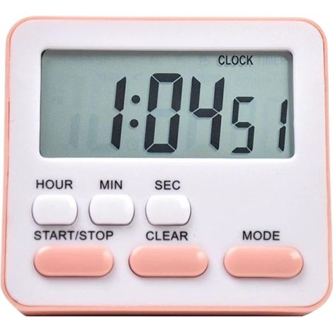 Minuteur de Bureau Réveil Numérique Silencieux (1/5)