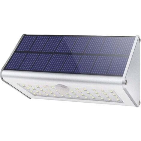 1100 Lm 46 LED 4500mAh, Outdoor Solar Wall Light, Aluminum Alloy Shell, Motion Sensor, Wireless Waterproof Night Light, 4 Smart Modes (White Light) (1/4)