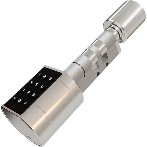 Serrure de porte intelligente Tuya – Serrure De Porte Intellinte Bluetooth, Serrure À Cylindre Intellinte, Serrure Électronique Numérique, Cadenas À Empreintes Digitales, Bouton De Verrouilla, Serrure (1/5)