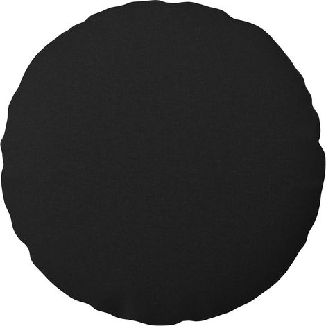 vidaXL Funda de almohada 2 uds. HEERLEN Negro Ø 40 cm Tela (1/2)