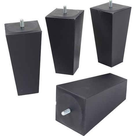 4 pieds fuseau tronqué anthracite 15 cm (1/2)