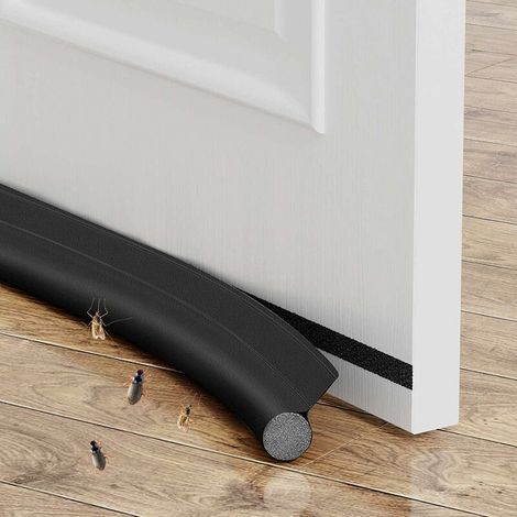 Bas de porte, Fond Joint De Porte, Isolant Phonique Thermique Bande D'étanchéité, Résistant à la Poussière, au Vent et aux Insectes Bas de porte (1/5)