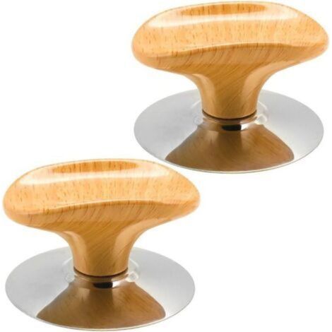 Lot de 2 boutons de couvercle, poignées de couvercle, accessoires de cuisine résistants à la chaleur pour mijoteuses, poêles et casseroles (1/5)