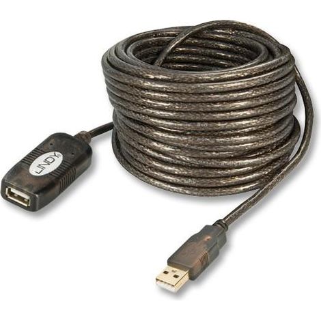 LINDY Câble USB USB 2.0 USB-A mâle, USB-A femelle 20.00 m 42631