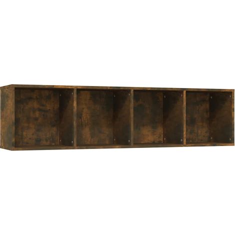 Maison Exclusive - Estantería/mueble de TV madera roble ahumado 1 (1/5)