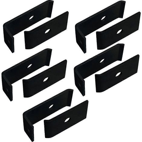 Le kit de montage pour les coussins en maille permet de les fixer aux murs ou aux poteaux, et est compatible avec les poteaux de clôture en maille à double poteau et les clôtures en maille à double po (1/5)