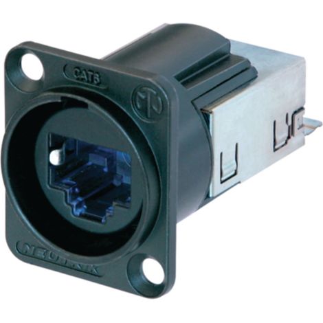 Neutrik NE8FDY-C6 Presa da pannello EtherCon® RJ45 CAT6 NE8FDY-C6 Presa NE8-FDY0-C6 Poli: 8P8C Nickel 1 pz. (1/2)