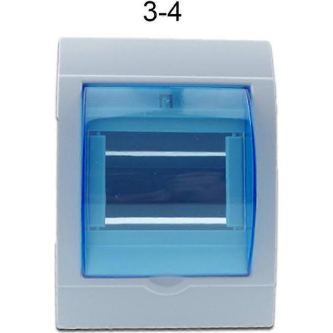 Boîtier de distribution étanche mural durable à 2, 3 ou 4 voies avec disjoncteur (1/5)