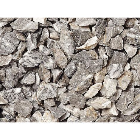 Graniglia, granulato per giardino, Grigio Platino 3-5 mm (600 kg)