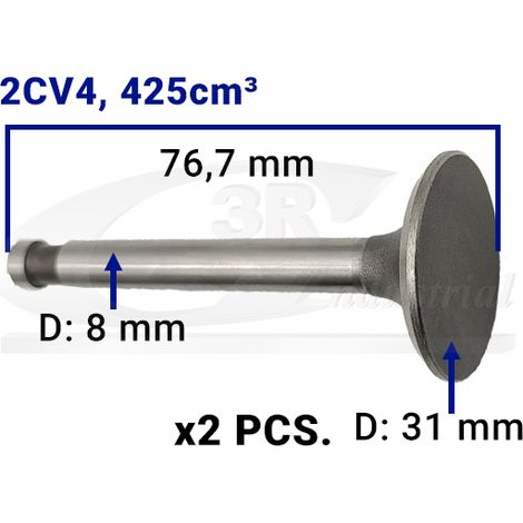 3RG 87218 VÃƒÂLVULA ESCAPE (2PCS)