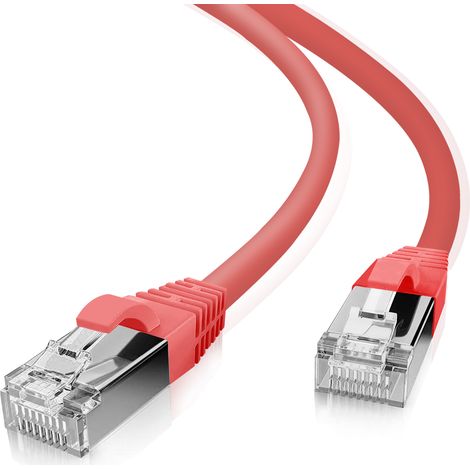Helos patchkabel cat 5e sf/utp rj45 rot 3m awg26