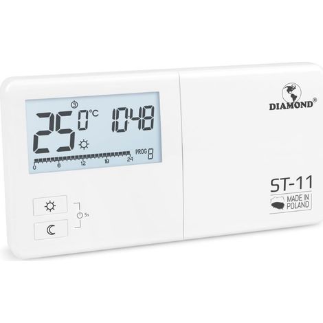 REGOLATORE DI TEMPERATURA SETTIMANALE CABLATO ST-11 (1/2)