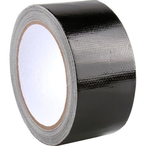 Kit de Réparation de Tente Noir, pour Tentes, Bâches de Camion et Bateaux, Parasols et Auvents - Adhésif Polyvalent, Étanche et Résistant, 5 cm x 10 m (1/5)
