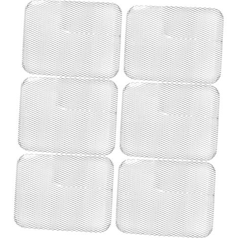 10 pièces BBQ Jetables Aluminium Filet Rectangulaire pour Barbecue Cuisson Extérieure et Four à Gaz Remplacement Pratique et Polyvalent (1/5)