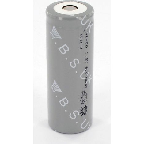 Accu yuasa 1.2V 8Ah NiCd Formato F - pod di saldatura opposti