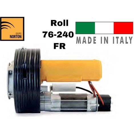 Motore per serranda NORTON Roll ASSE 76 - 240 FR con elettrofreno ROLL76-240/FR-AL