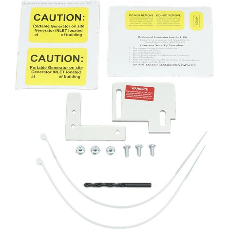 Generator-Verriegelungssatz, Aluminiumlegierungsplatte, passend für horizontale Schalttafeln der Cutler Hammer CH 150 und 200 Serie. (1/5)
